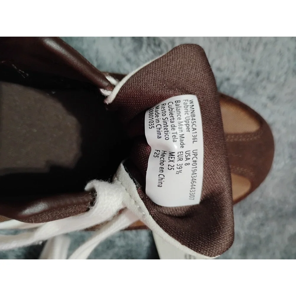 No Boundaries Women's Brown/White Lace Up Low Top Athletic Sneakers